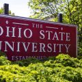 A sign for Ohio State University in Columbus