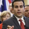 Puerto Rico Gov. Ricardo Rosselló announced late  Wednesday that he is resigning from office amid a scandal over hundreds of pages of text messages he exchanged with his inner circle that included sexist, homophobic and other insulting material.