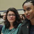 Reps. Alexandria Ocasio-Cortez, Rashida Tlaib, and Ayanna Pressley, three of the four Congresswomen President Trump has attacked on twitter, during a House hearing last week.