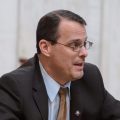 West Virginia state Sen. Mike Maroney during the 2019 Legislative session.