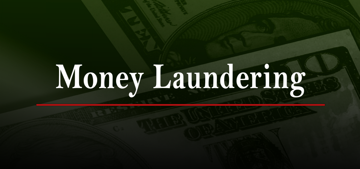 A graphic for money laundering