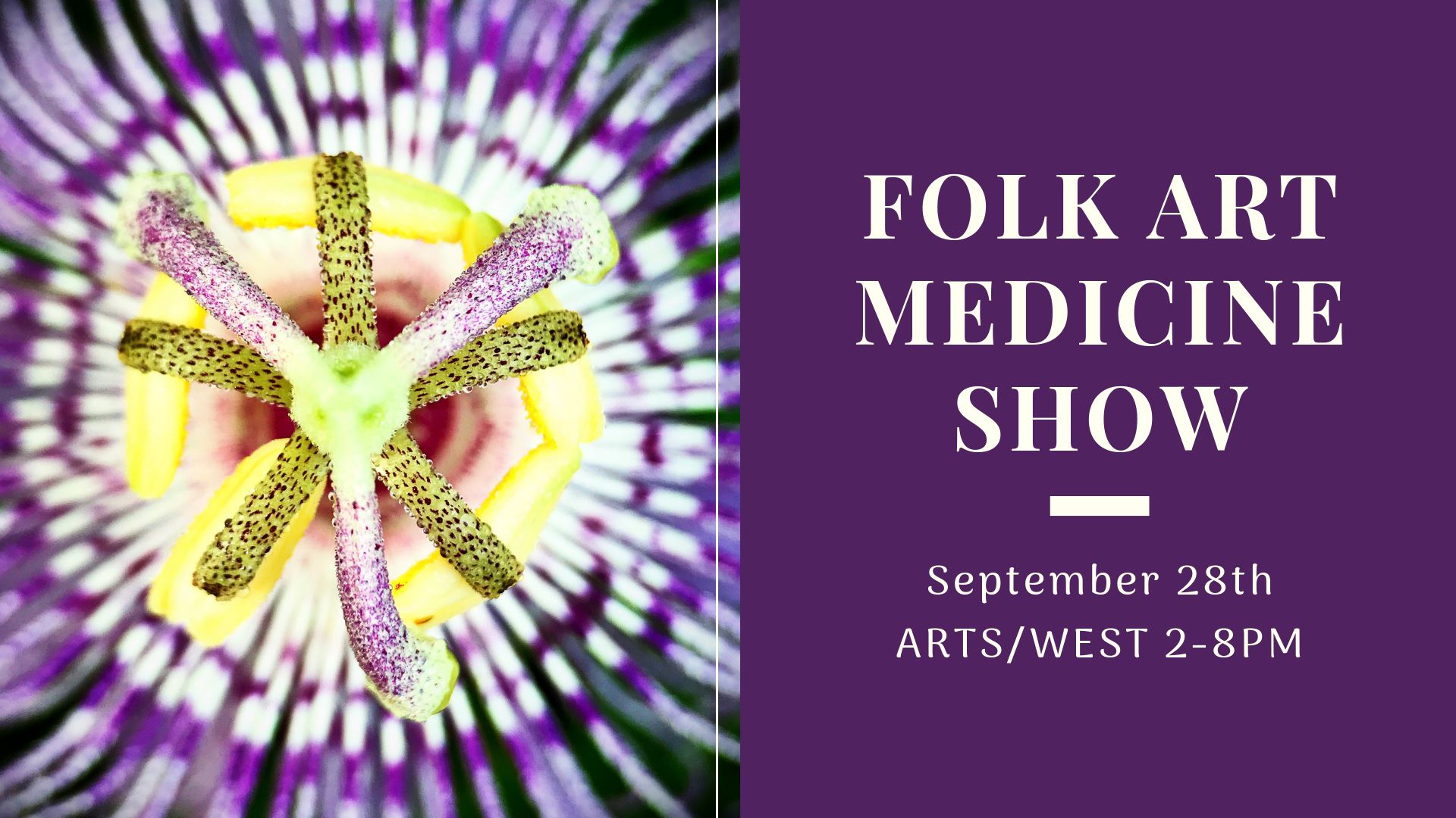 Folk Art Medicine Show flier