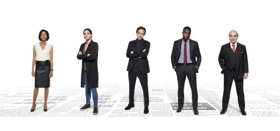 Group image of all 5 key actors in Masterpiece the Press