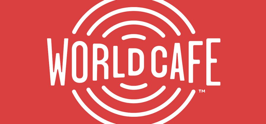 Logo for The World cafe radio program