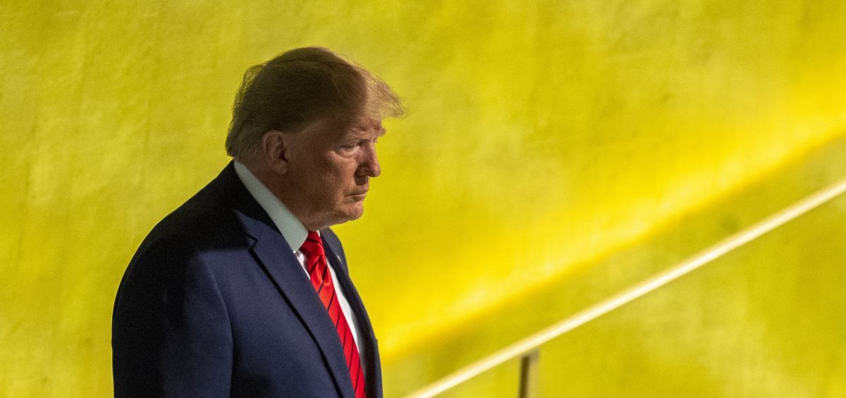 President Trump at the United Nations General Assembly in New York on Tuesday. The July call is at the center of a controversy over whether Trump pressured another country to investigate former Vice President Joe Biden.