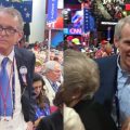 Gov. Mike DeWine (then Ohio Attorney General) and U.S. Sen. Rob Portman were on the floor of the 2016 Republican National Convention, during which Donald Trump got the party's nomination for president.