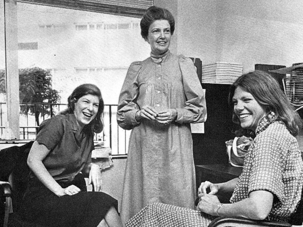 Nina Totenberg, Linda Wertheimer and Cokie Roberts, photographed around 1979, were among the prominent female voices on NPR in its early years.