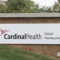 A sign is displayed at the Cardinal Health, Inc. corporate office in Dublin, Ohio.