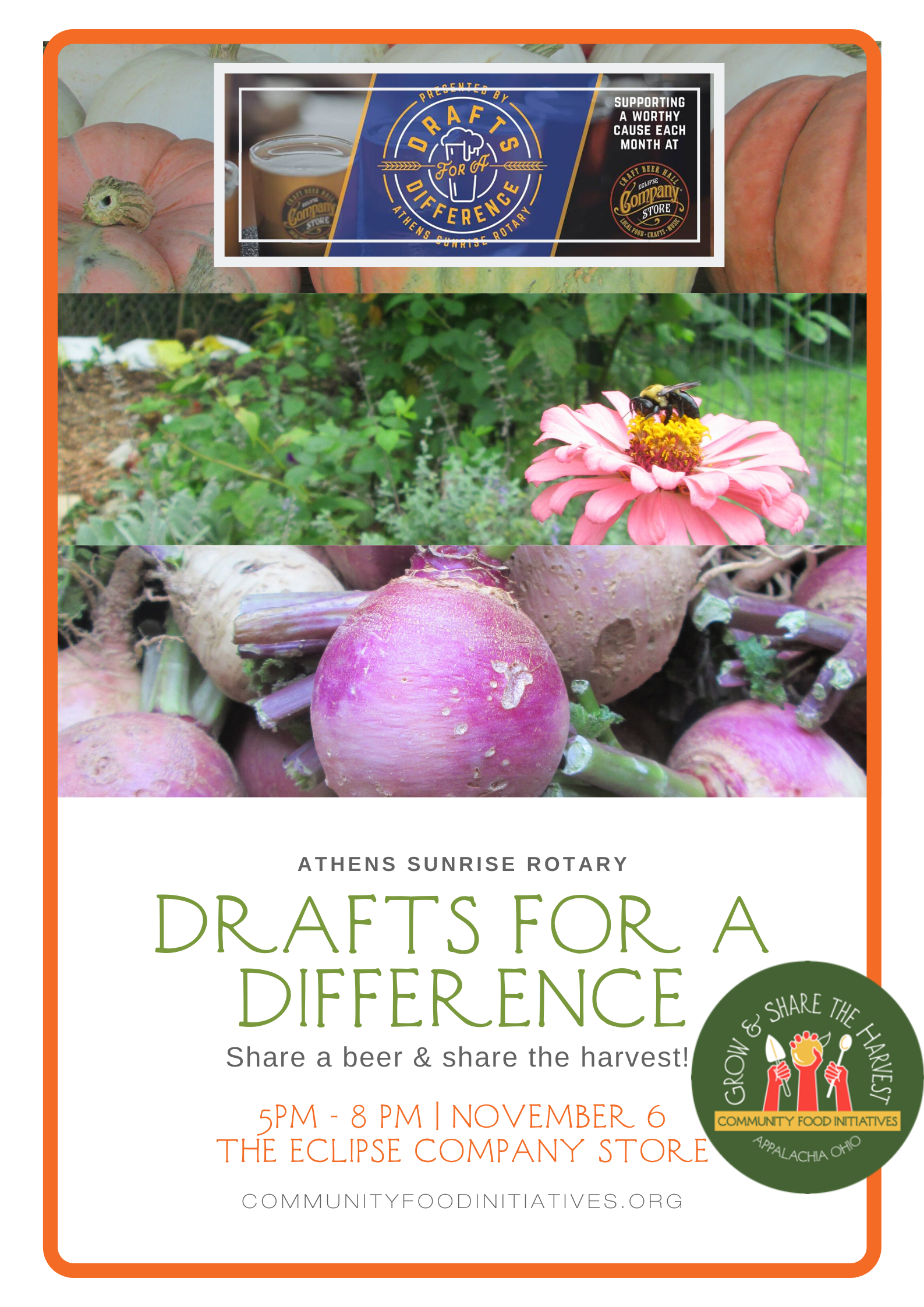 Drafts for a Difference flier