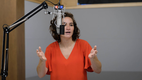 Podcast host Maddie Sofia