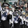 The Marching 110 playing before Ohios Homecoming game