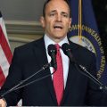 Kentucky Governor Matt Bevin announces his intent to call for a recanvass of the voting results from Tuesday's gubernatorial elections during a press conference at the Governor's Mansion in Frankfort, Ky., Wednesday, Nov. 6, 2019.