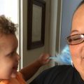 Kristi Reyes now spends time with her grandson in her new home.