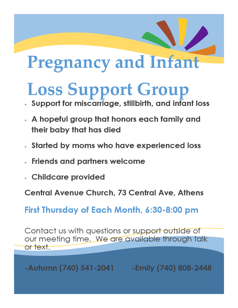 Loss Support Group flier