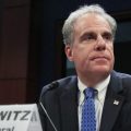 Justice Department Inspector General Michael Horowitz testifies before Congress last year. His report about the Russia investigation is expected on Monday.