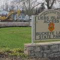 Construction began on repairs to the crumbling earthen dam at Buckeye Lake in March 2015. Water levels were lowered, which upset residents, businesses and visitors. The project ended in November 2018.
