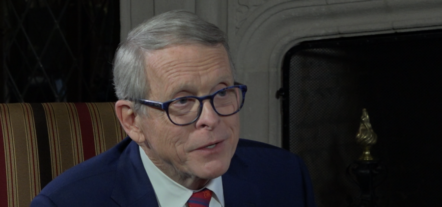 Gov. Mike DeWine, in a sit-down interview at the Governor's Residence.
