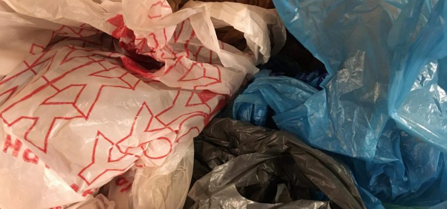 A pile of plastic bags