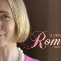 Lucy Worsley photo with text "A Very British Romance"