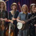 An all-star women’s lineup features (left to right): the multi-GRAMMY and IBMA (International Bluegrass Music Association) Award winner Rhonda Vincent, GRAMMY awarded fiddler Becky Buller, two-time Guitar Player of the Year Molly Tuttle, IBMA Bass Player of the Year Missy Raines, and GRAMMY and IBMA-lauded, Alison Brown.