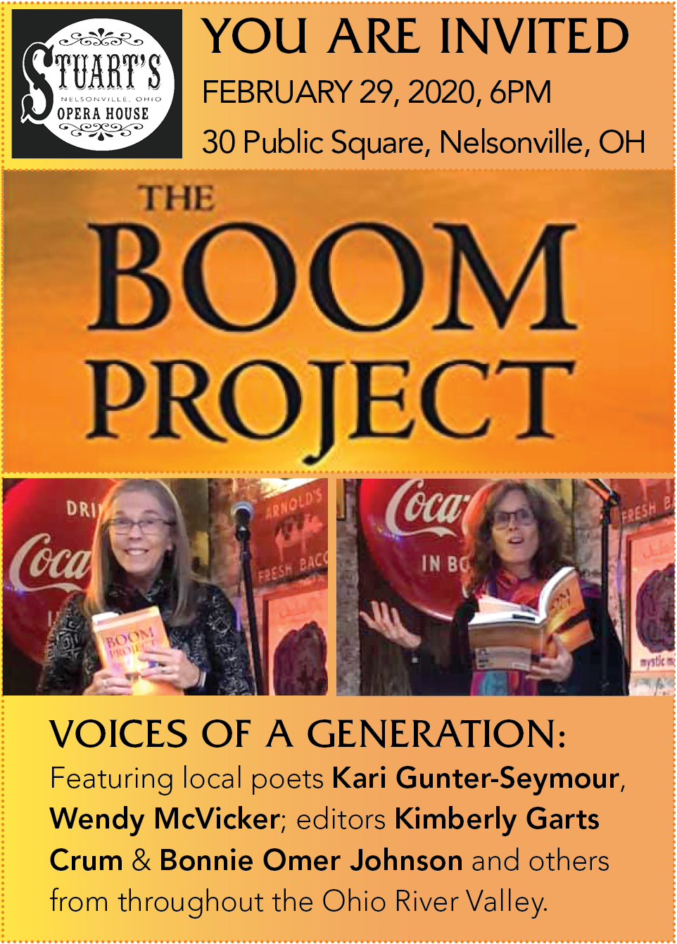 The Boom Project flier