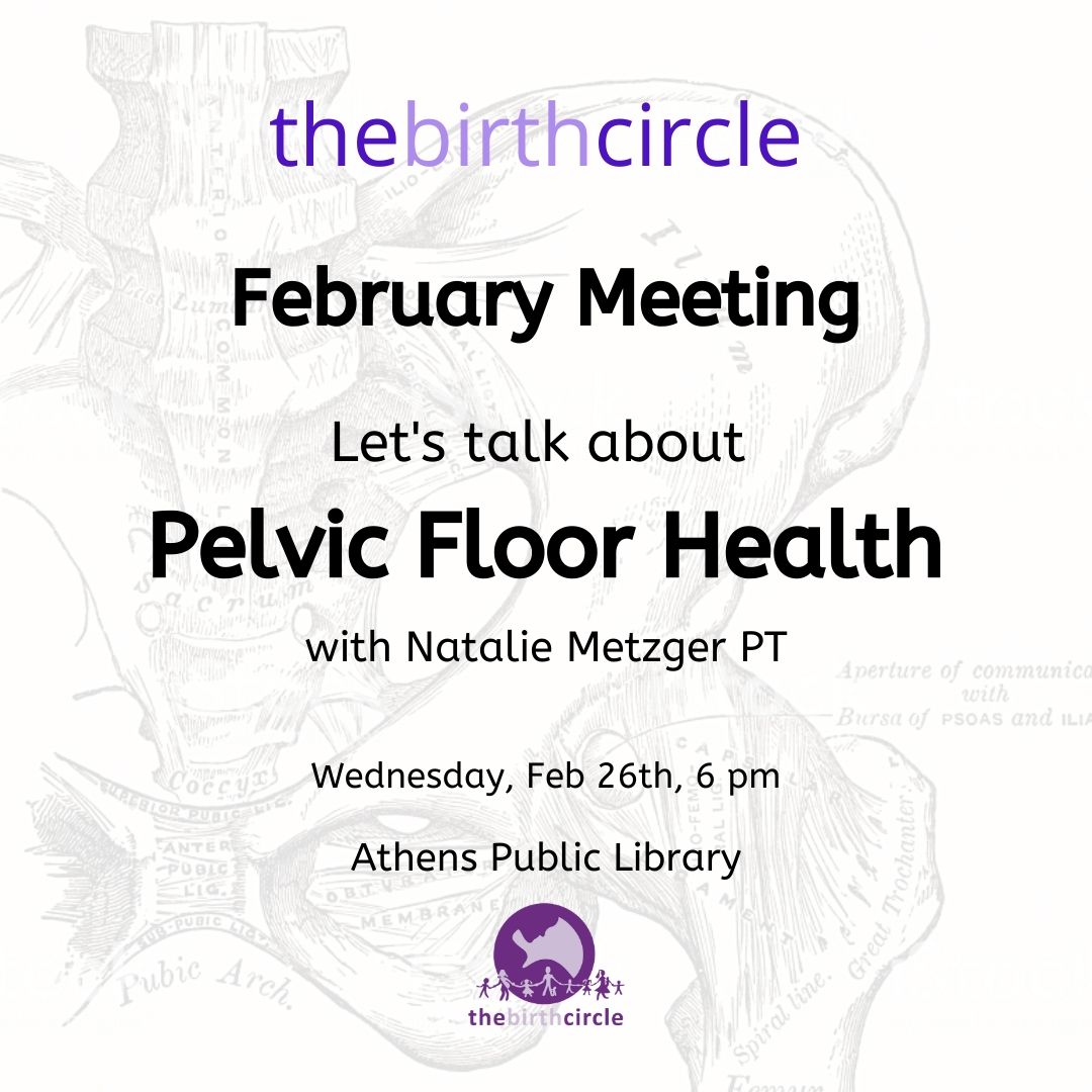 Birth Circle February meeting flier