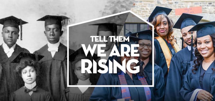 Tell Them we Are Rising Black College title slide