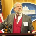 State schools superintendent Paolo DeMaria speaks at a press conference in 2018.