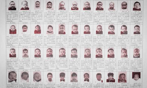 Chinese ads of abandoned babies.