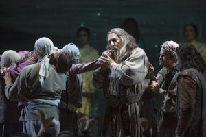 James Morris as Timur in Puccini's "Turandot." Photo: Marty Sohl / Met Opera