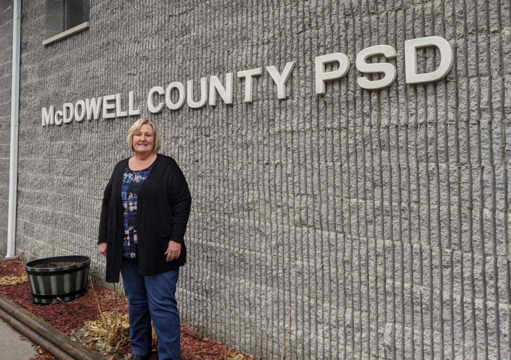 Mavis Brewster, General Manager of the McDowell County Public Service District.