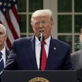 President Trump holds a news conference about the ongoing global coronavirus pandemic in the Rose Garden at the White House on Friday.