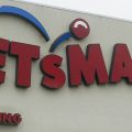 FILE - This May 24, 2005, file photo shows a sign of a pet store chain, PetSmart, in Warwick, R.I.