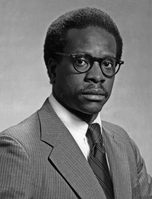 Clarence Thomas’ Official photograph at Monsanto Company in the late 1970's.