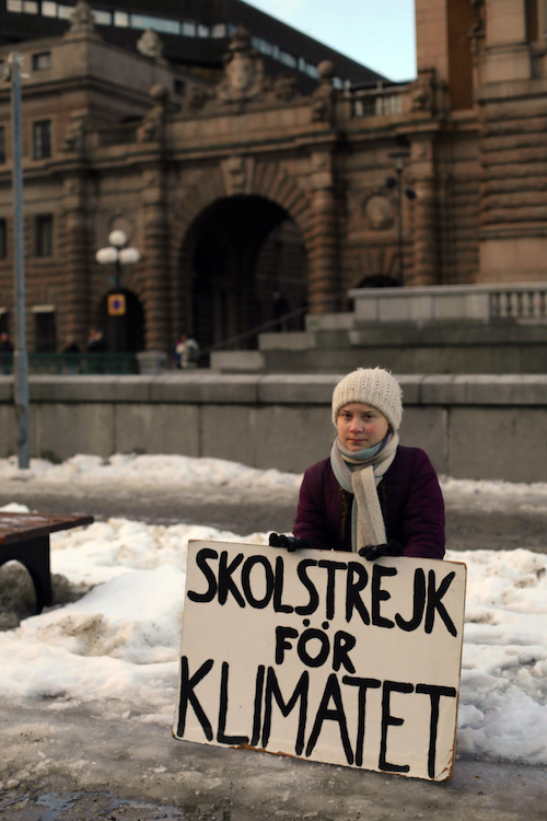 Greta Thunberg in Stockholm, Sweden