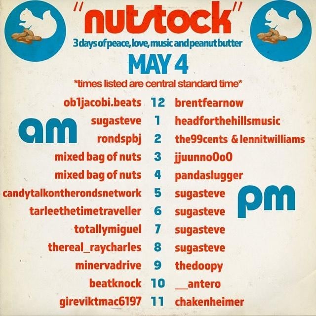 Nutstock schedule 3