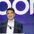 Zoom CEO Eric Yuan attends the opening bell at Nasdaq as his company holds its IPO in New York. The company's seen a massive growth in users amidst the coronavirus pandemic.