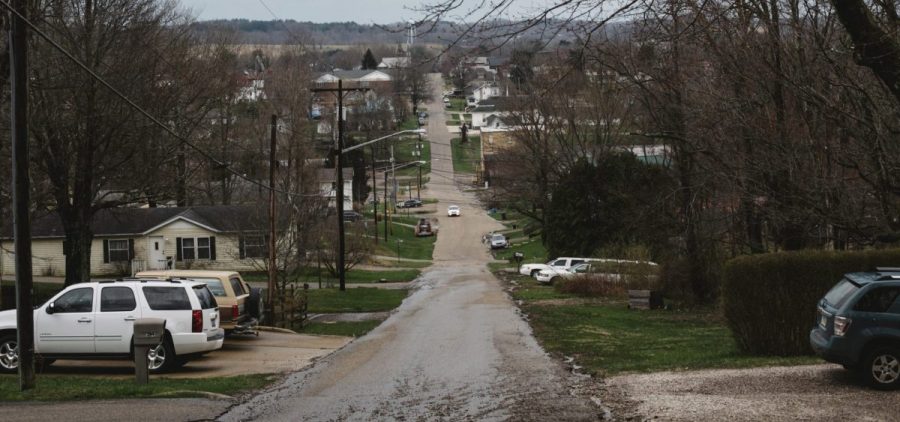 McArthur, the county seat of Vinton County, Ohio, shown on April. 3, 2018. The county prosecutor says the pandemic has put additional strain on children who have parents addicted to drugs.