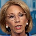 Secretary of Education Betsy Devos, seen on March 27, has released new rules for sexual assault complaints on college campuses.