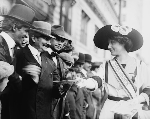 Inez Milholland campaigns for women’s right to vote. New York, 1912.