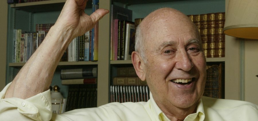 Actor, director and author Carl Reiner, pictured at his home in Beverly Hills, Calif., in May 2003.