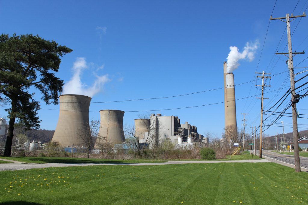FirstEnergy’s Bruce Mansfield coal-fired power plant, located in Beaver County, Pennsylvania, shut down in November 2019.