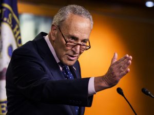 Senate Minority Leader Chuck Schumer, D-N.Y., faulted Republicans over their pandemic relief proposal because he said it came too late and was too stingy. Tough negotiations lie ahead.