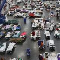 In August 2017, the George R. Brown Convention Center in Houston was over capacity after floodwaters from Hurricane Harvey inundated the city. This hurricane season, congregate shelters — from school gyms to vast convention centers — risk becoming infection hot spots if evacuees pack into them as they have in the past.