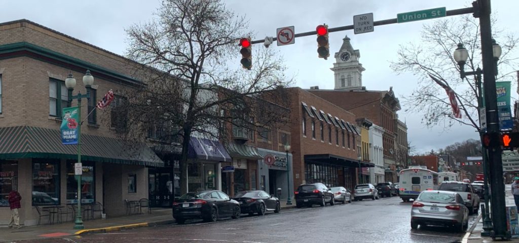 Uptown Athens on March 10, 2020.