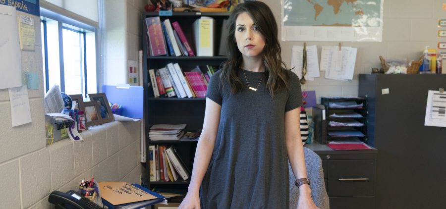 Kaitlyn McCollum, pictured here in 2018, was teaching high school in Tennessee when her federal TEACH Grants were turned into more than $20,000 in loans.