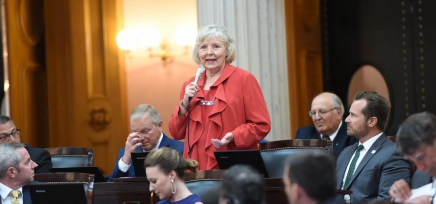 Rep. Grendell addresses the House following her election to the 76th district seat