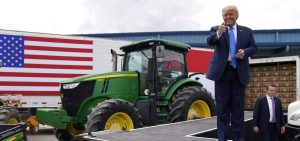 President Trump delivered remarks on the Farmers to Families Food Box Program at Flavor First Growers and Packers last week in Mills River, N.C.
