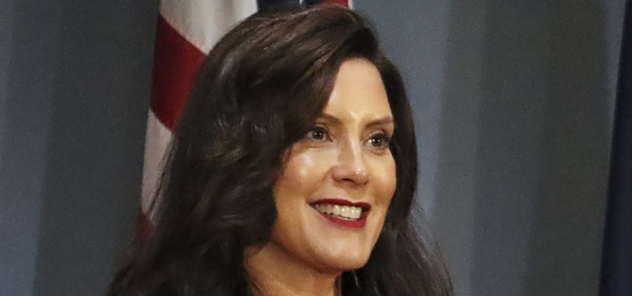 Michigan Gov. Gretchen Whitmer, shown here last month, was allegedly a target of a militia's kidnapping plot.