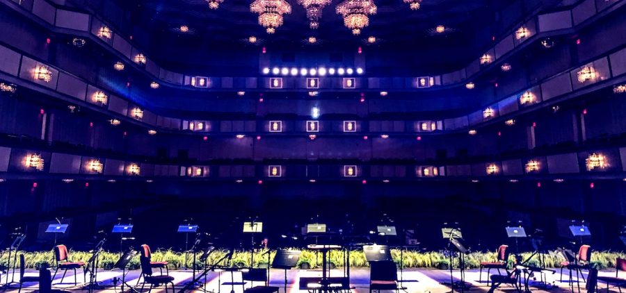 Kennedy Center stage view.